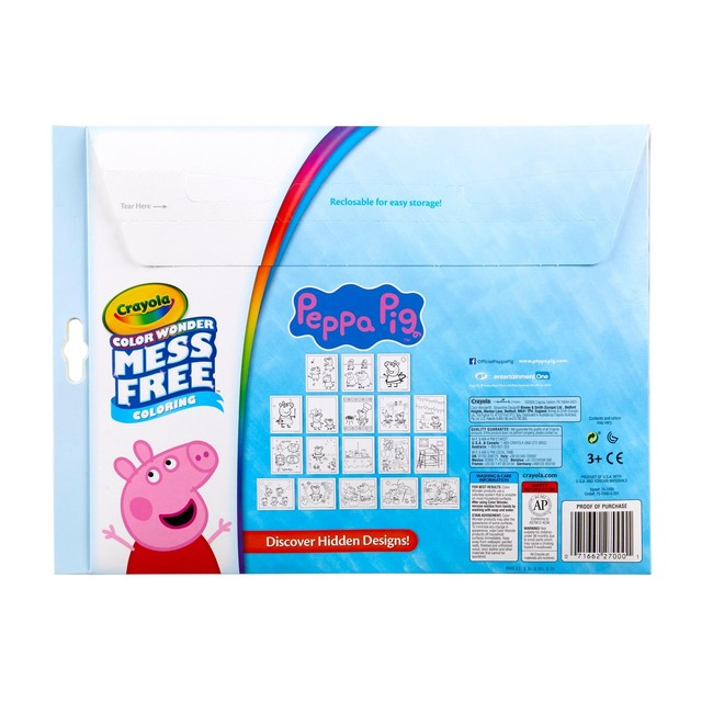 Crayola Peppa Pig Color Wonder colouring set - British product