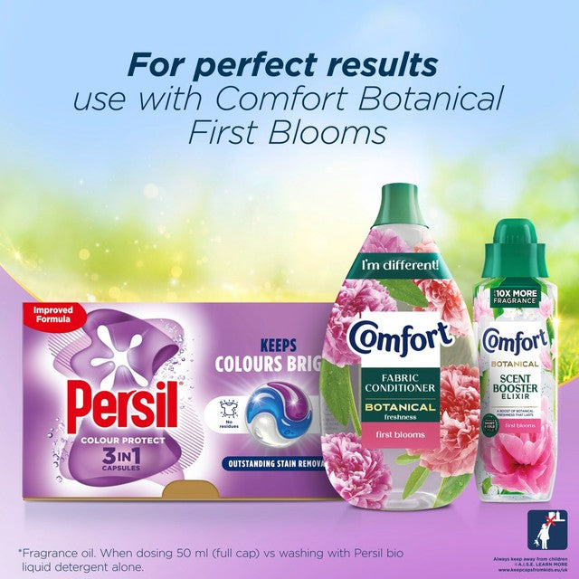 Persil Colour 3 in 1 laundry detergent capsules 26 washes, imported from the UK