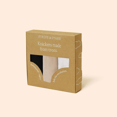 Stripe & Stare Höschen Klassische Basics Damen-Slips M