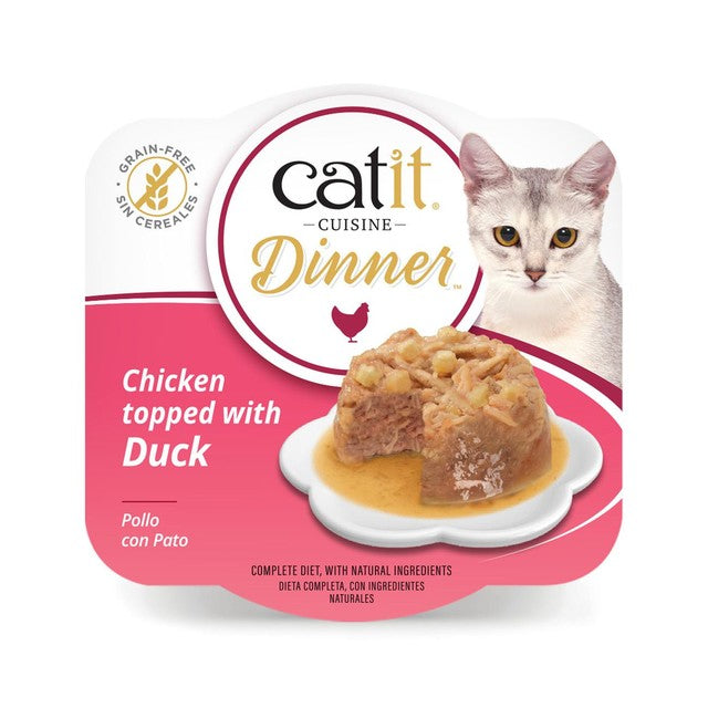 Catit Chicken Dinner Variety Pack cat food, UK version