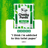 The Cheeky Panda Natural Bamboo Toilet Roll 4 Pack - British product