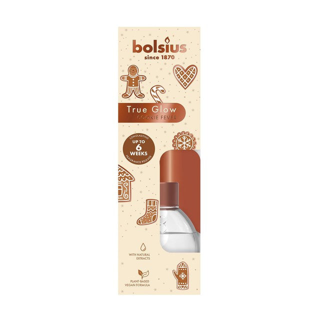 Bolsius Festive Fragrance Diffuser Cookie Fever 60ml - British product