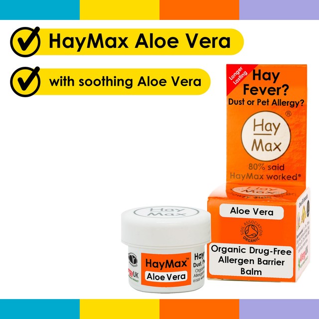 Haymax Aloe Vera Allergy Barrier Balm 5ml, UK version