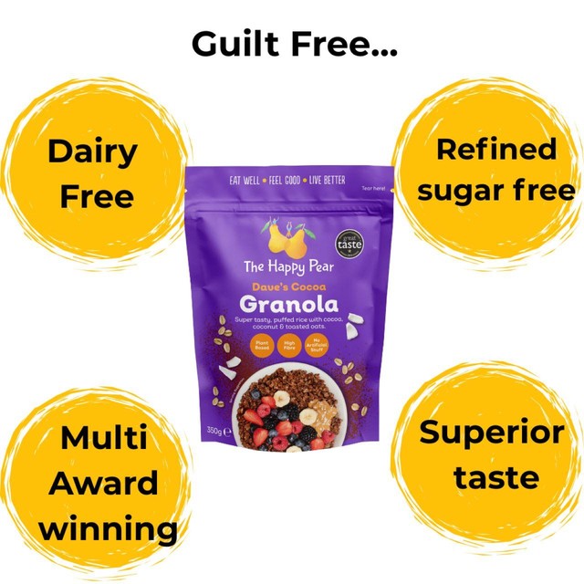 The Happy Pear cocoa granola 350g (British brand)