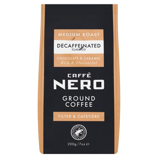 Caffe Nero Classico Decaffeinated Ground Coffee 200g - British product