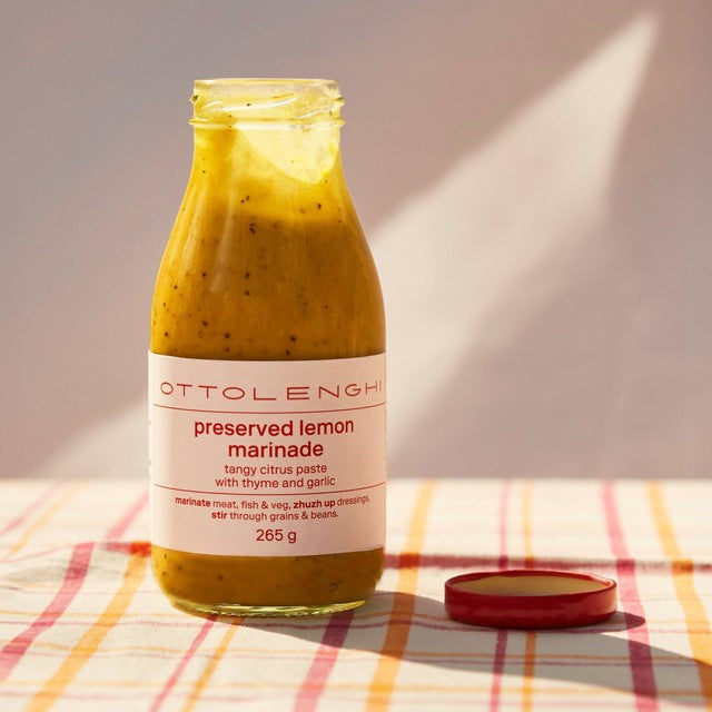Ottolenghi preserved lemon marinade jar - British product