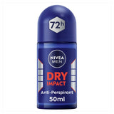 Nivea Dry Impact Anti-Perspirant Deodorant Roll-On 50ml, imported from the UK