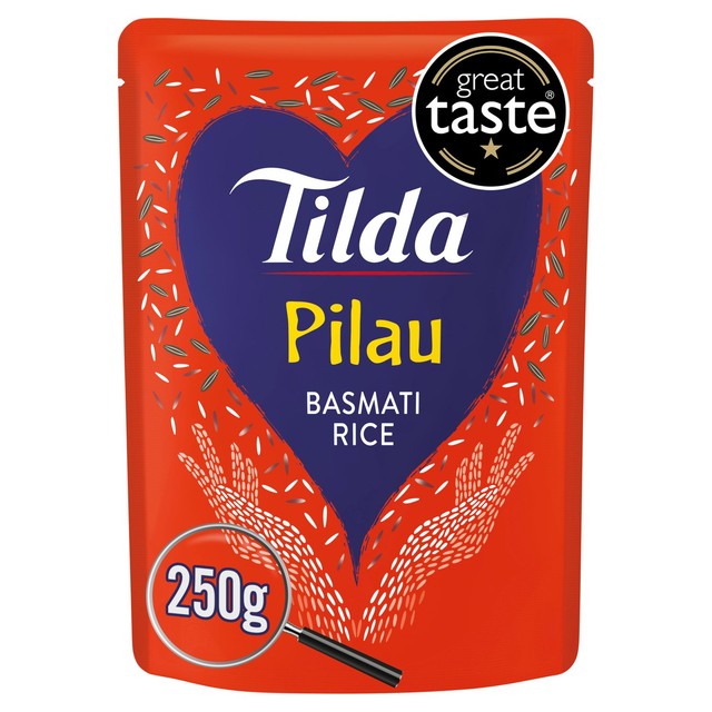 Tilda Pilau Basmati Microwave Rice 250g (British brand)