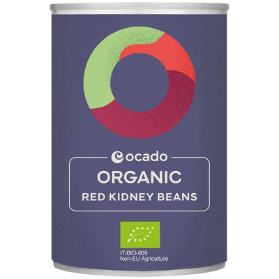 M&S Ocado Organic Red Kidney Beans in Water Canned Beans 400g- Buy online at McGrocer
