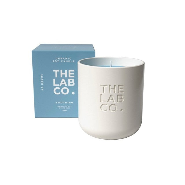 The Lab Co. Soothing Wellbeing Ceramic Candle (British brand)