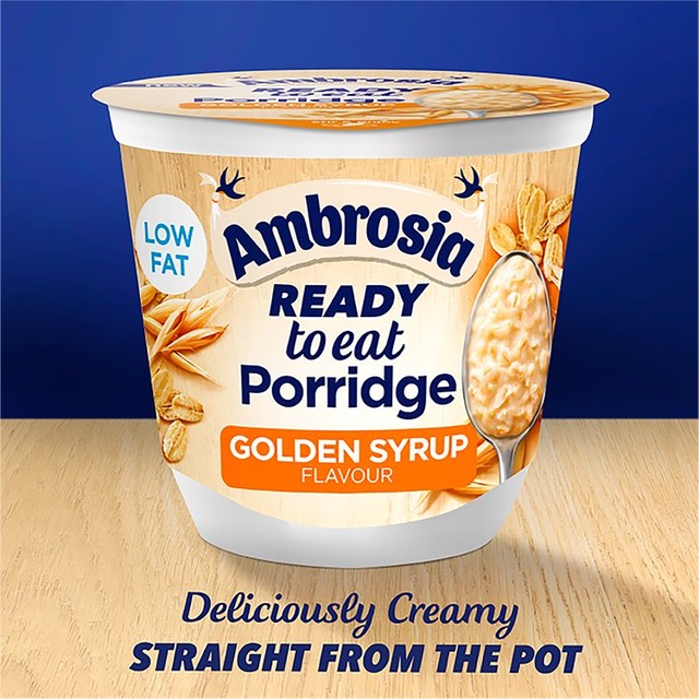Ambrosia porridge pot Golden Syrup 210g - British product