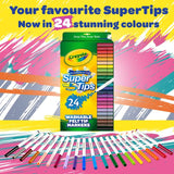 Crayola Supertips markers 24 pack - British product