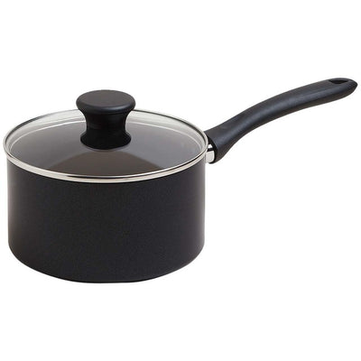 M&S M&S svart aluminium 18 cm non-stick kasserolle - Kjøp online på McGrocer