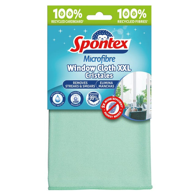 Spontex microfibre window cloth 40 x 50cm (British brand)