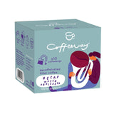 Coffeeway decaf water processed coffee bags - British product