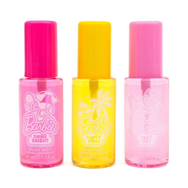 Barbie Body Mist Trio peach strawberry dragonfruit body spray set 3 x 50ml - British product