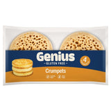 Genius gluten-free crumpets 4 per pack, UK version