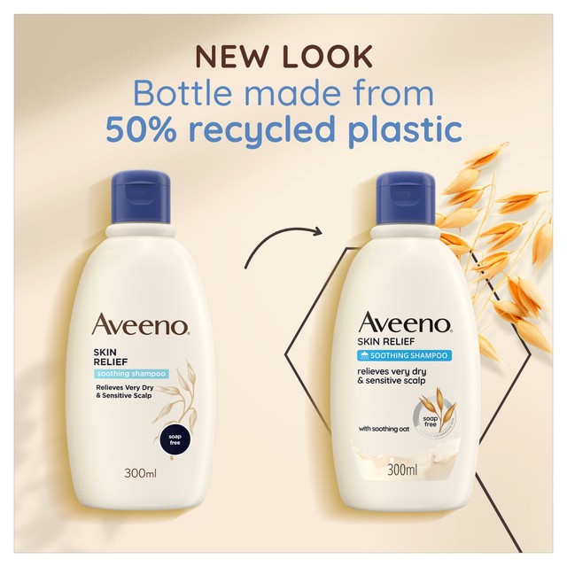Aveeno Skin Relief Soothing Shampoo for dry sensitive scalp 300ml - British product