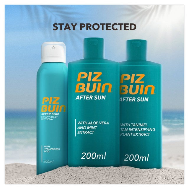 Piz Buin hyaluronic acid after sun mist 200ml, imported from the UK