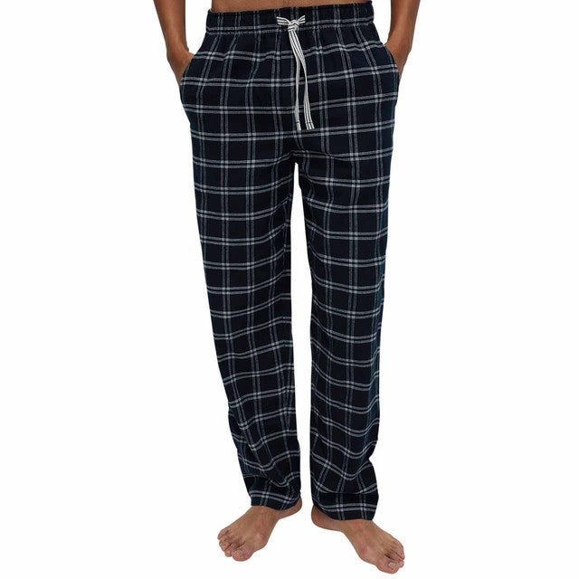 M&S Mens Cotton Checked Pyjama Bottoms XL, imported from the UK