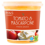 M&S tomato mascarpone pasta sauce (British brand)