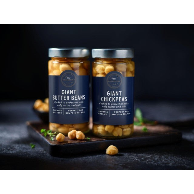 M&S giant chickpeas jar - British product