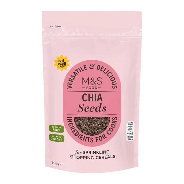M&S chia seeds 200g, imported from the UK