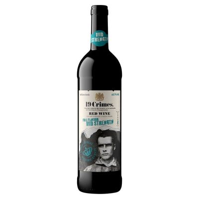 M&S 19 Crimes Mid Strength Red Blend Red Wine 75cl- Buy online at McGrocer
