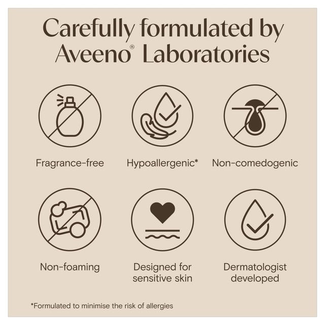 Aveeno Calm+Restore Nourishing Oat Face Wash Cleanser 200ml - British product