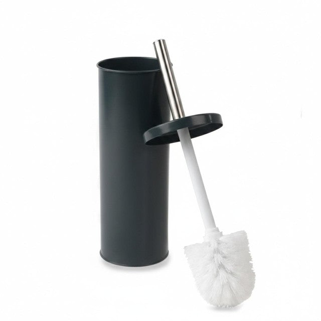 Beldray round metal toilet brush black (British brand)