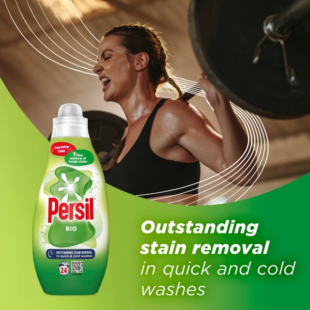 Persil Bio laundry liquid detergent 648ml, imported from the UK