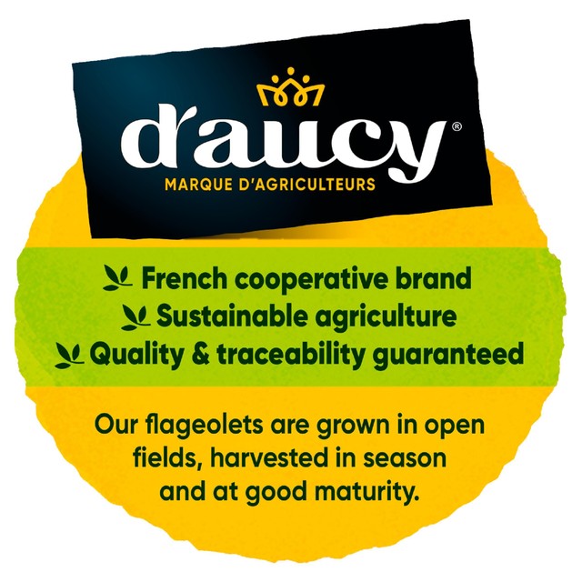D'aucy canned flageolets 400g - British product