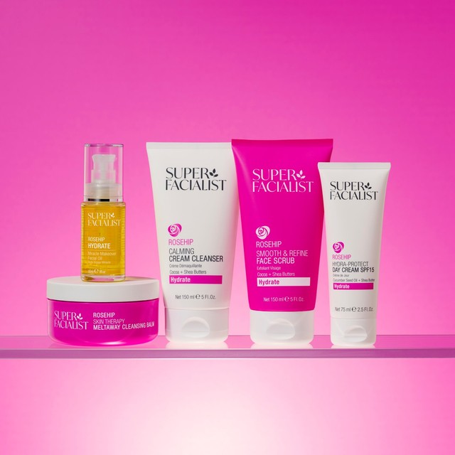 Super Facialist rose facial scrub 150ml (British brand)