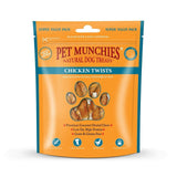 Pet Munchies chicken twists dental treats 290g, imported from the UK