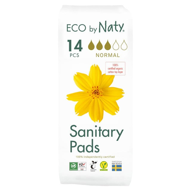 Naty sanitary pads regular, imported from the UK