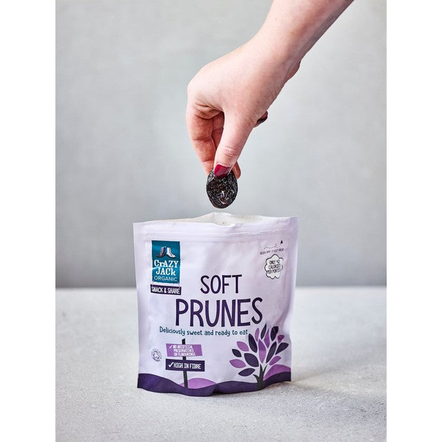 Crazy Jack organic soft prunes 200g - British product