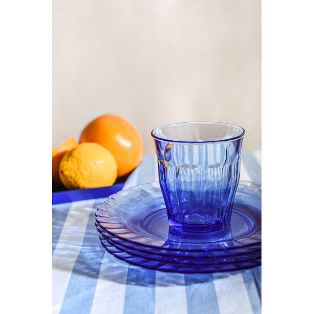 Duralex Picardie Marine Blue Tumbler Set 250ml - British product
