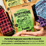 Northern Pasta Fusilli pasta 450g, imported from the UK