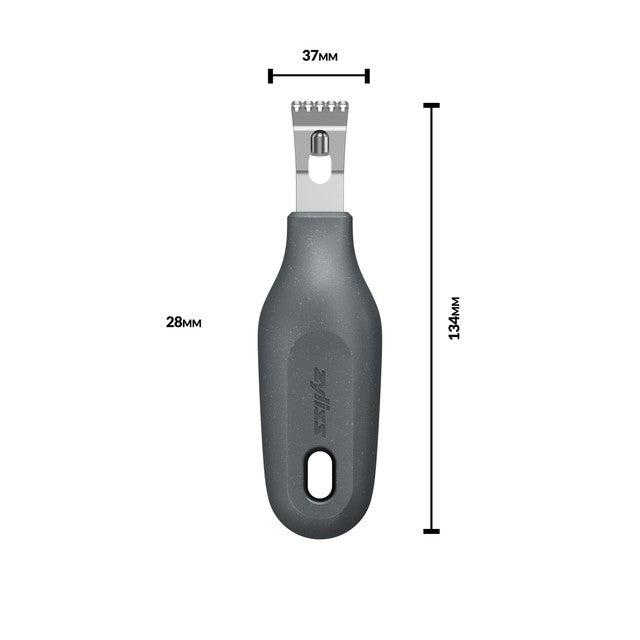 Zyliss 2 in 1 citrus zester with dual functionality (British brand)