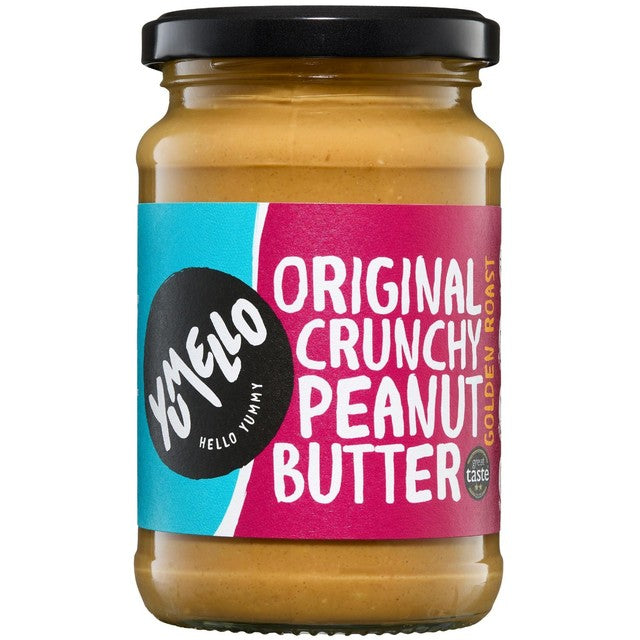 Yumello crunchy peanut butter with sea salt 285g (British brand)