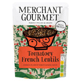 Merchant Gourmet Tomatoey Lentils 250g, imported from the UK