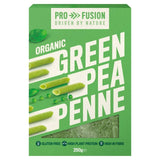 Profusion organic green pea protein penne, imported from the UK