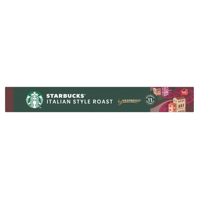 Starbucks Italian Roast coffee capsules 10 pods (British brand)