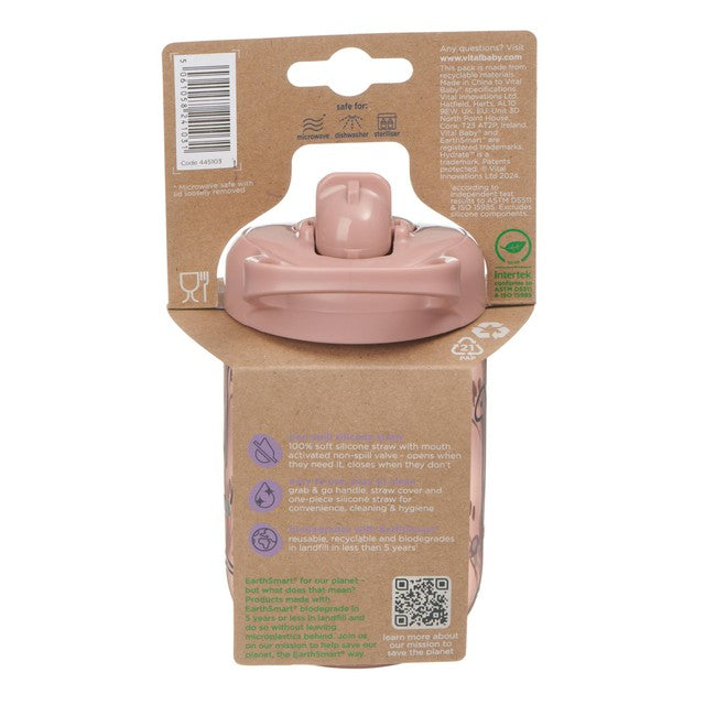 Vital Baby sippy straw cup natural berry 350ml (British brand)