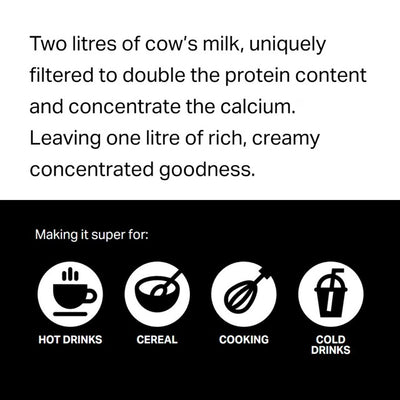 M&S St Helens Farm SuperNutrio Høy Protein Hel Kumelk 1L - Kjøp online hos McGrocer
