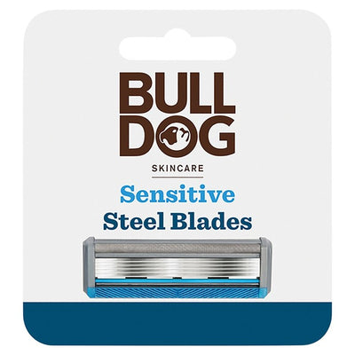 M&S Bulldog Sensitive Steel Razor Blades 5 Blade Cartridge Pack 4- Buy online at McGrocer