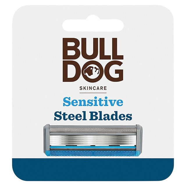 Bulldog Sensitive Steel Razor Blades 4 Pack - British product