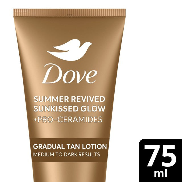 Dove Dermaspa Summer Revived Self Tan Medium-Dark Lotion 75ml - British product
