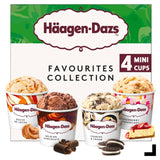 Haagen Dazs favourites collection mini cups ice cream 4 x 95ml, UK version