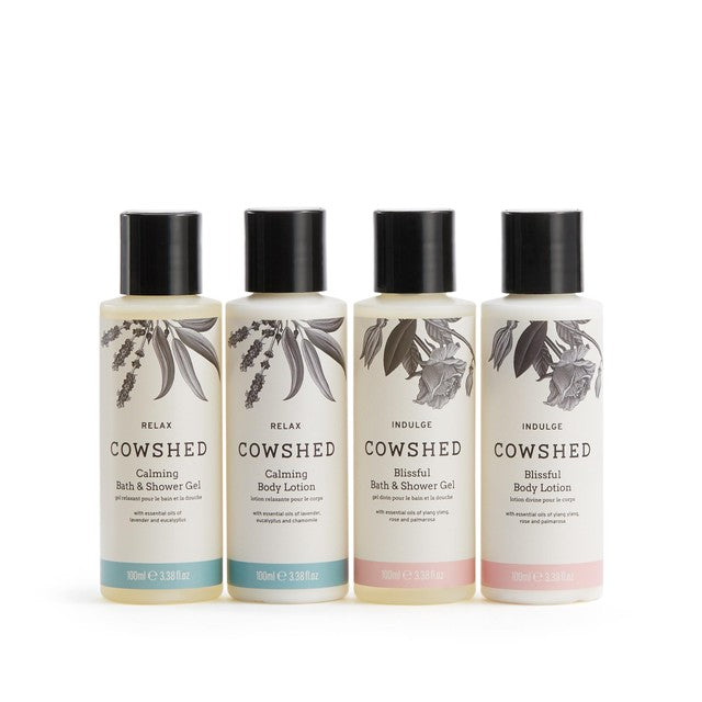 Cowshed Fab Four bath and body set 4x100ml - British product
